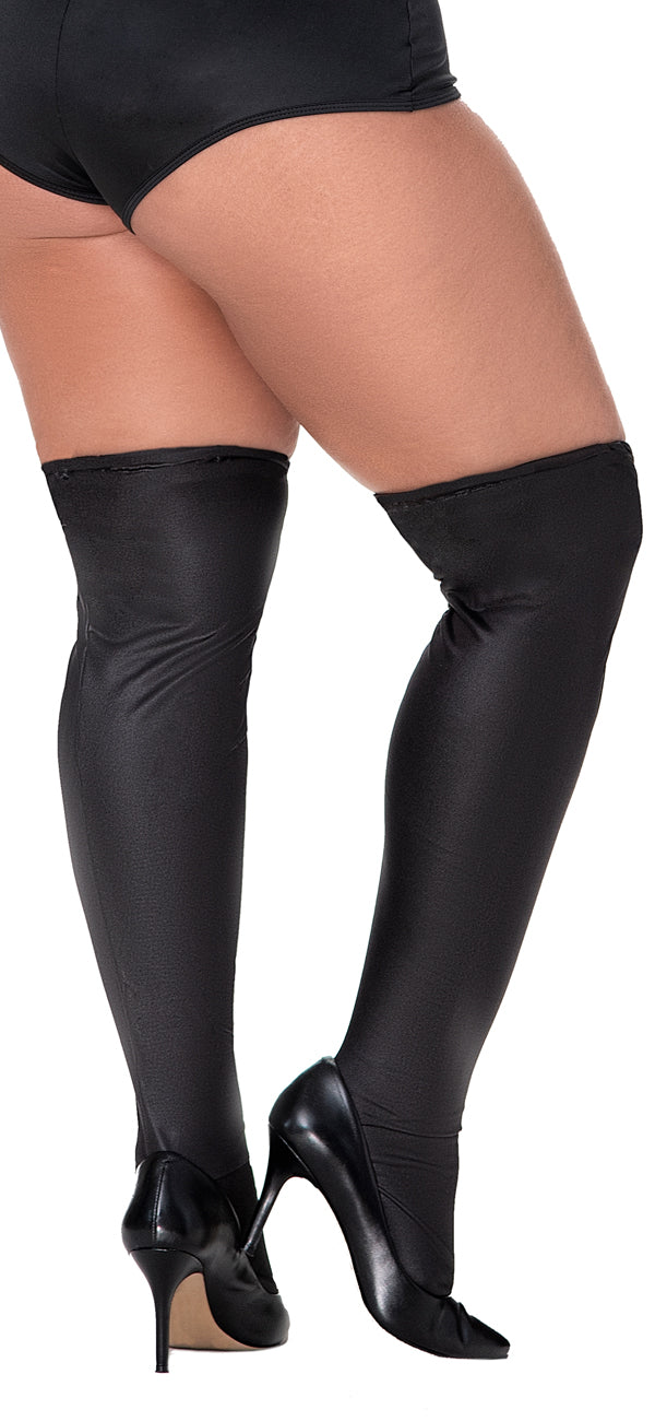 Plus size thigh highs