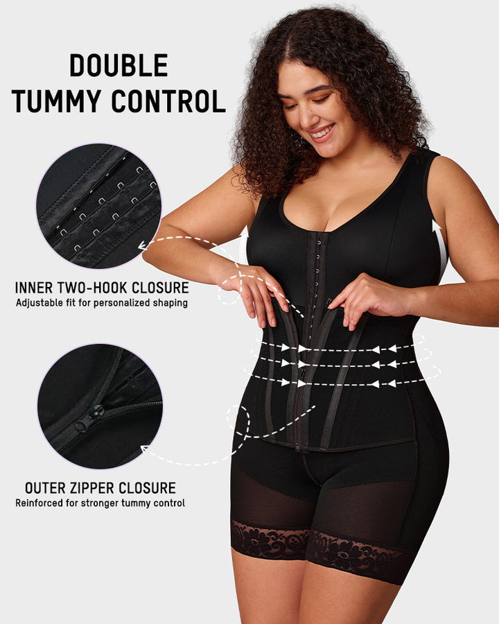Fajas Colombianas Double Tummy Control Full Body Shapewear