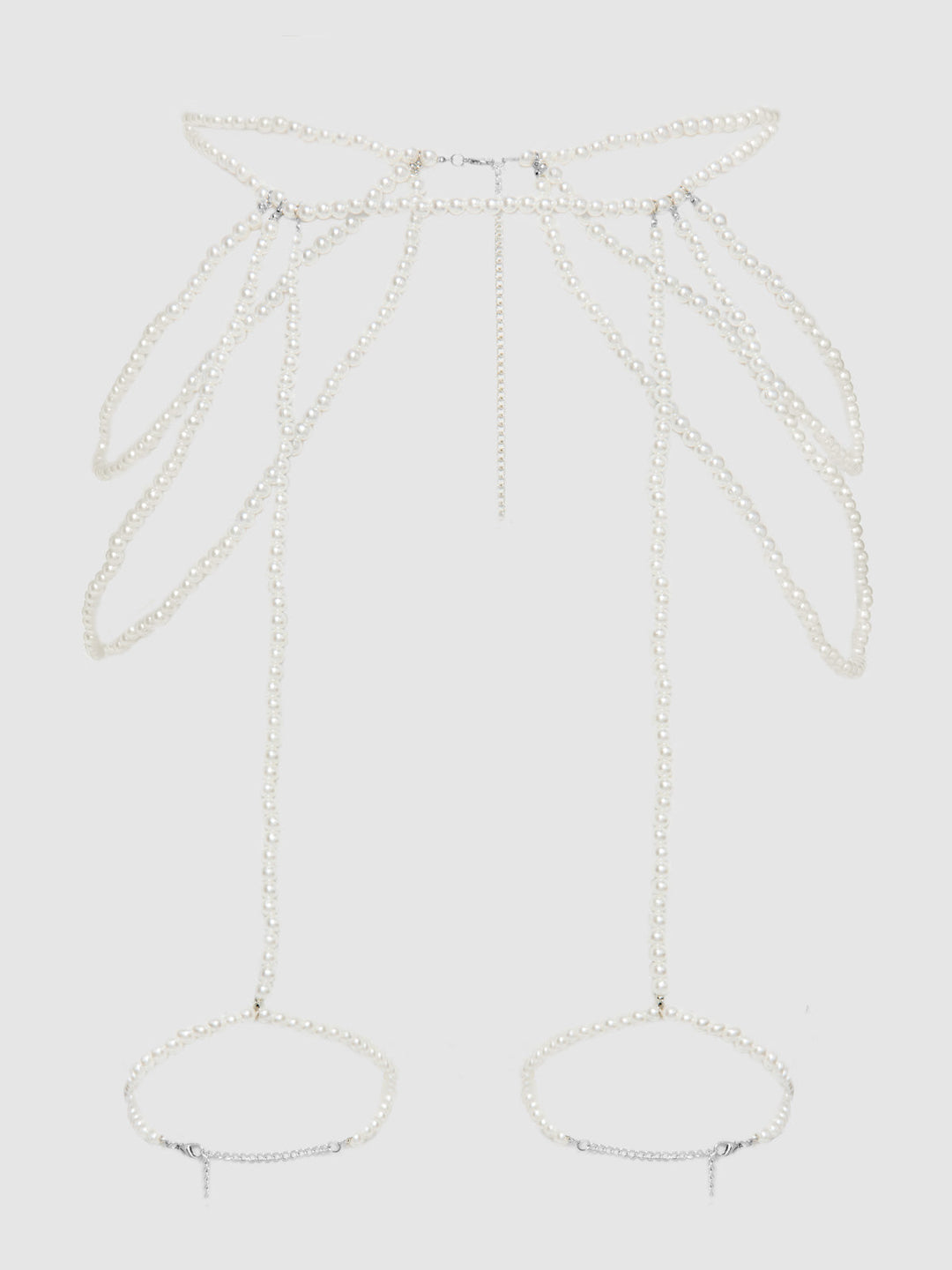 PEARL DRAPED GARTER