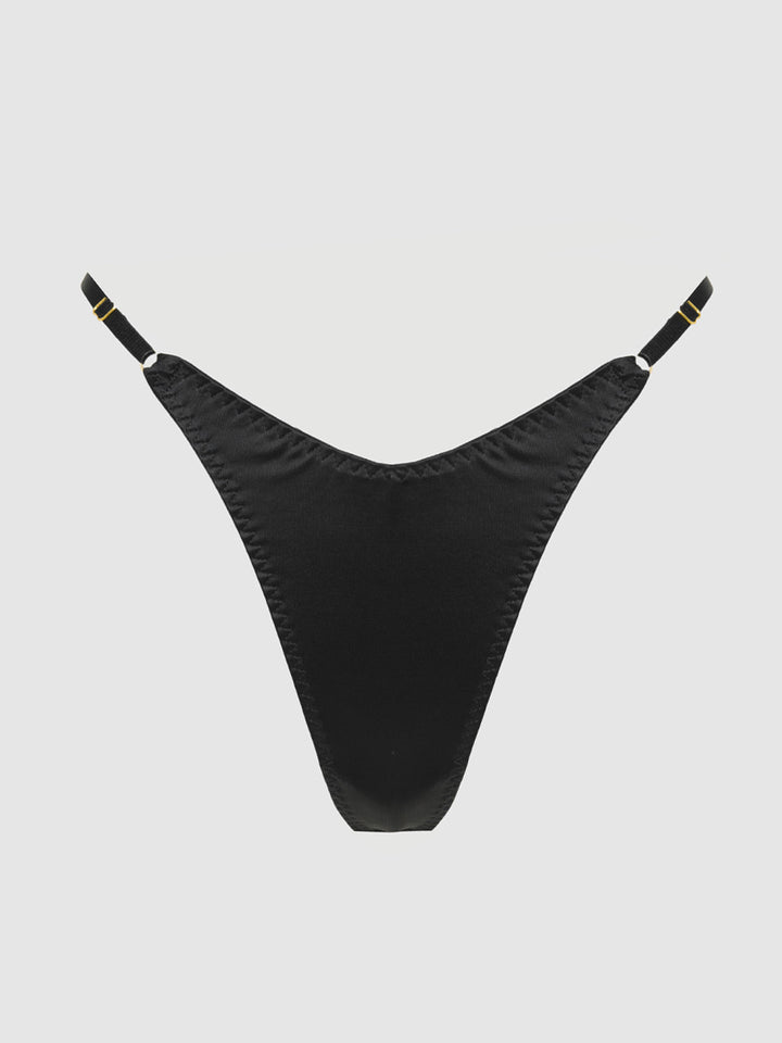 ALLEGRA SILKY MICRO SIDE SLIDER THONG