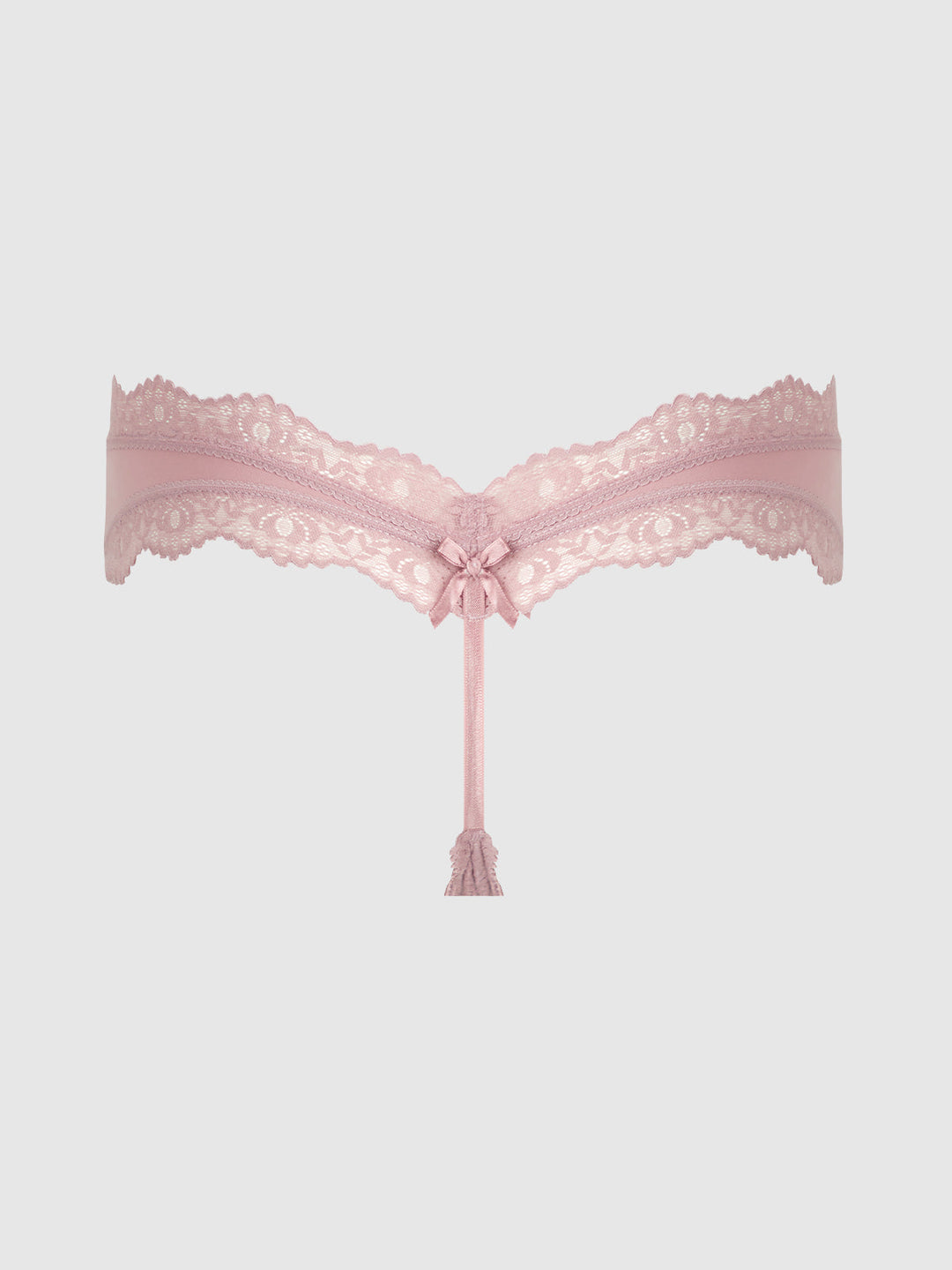 VERA MICRO &amp; LACE TRIM G-STRING