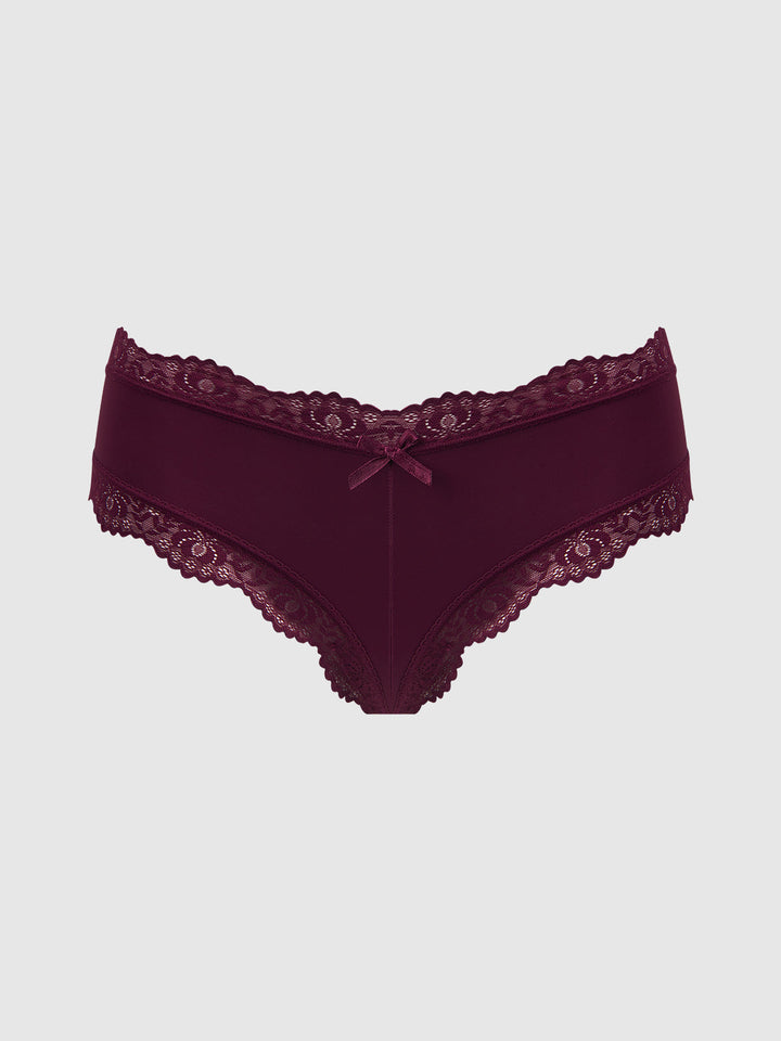 VERA MICRO &amp; LACE TRIM G-STRING