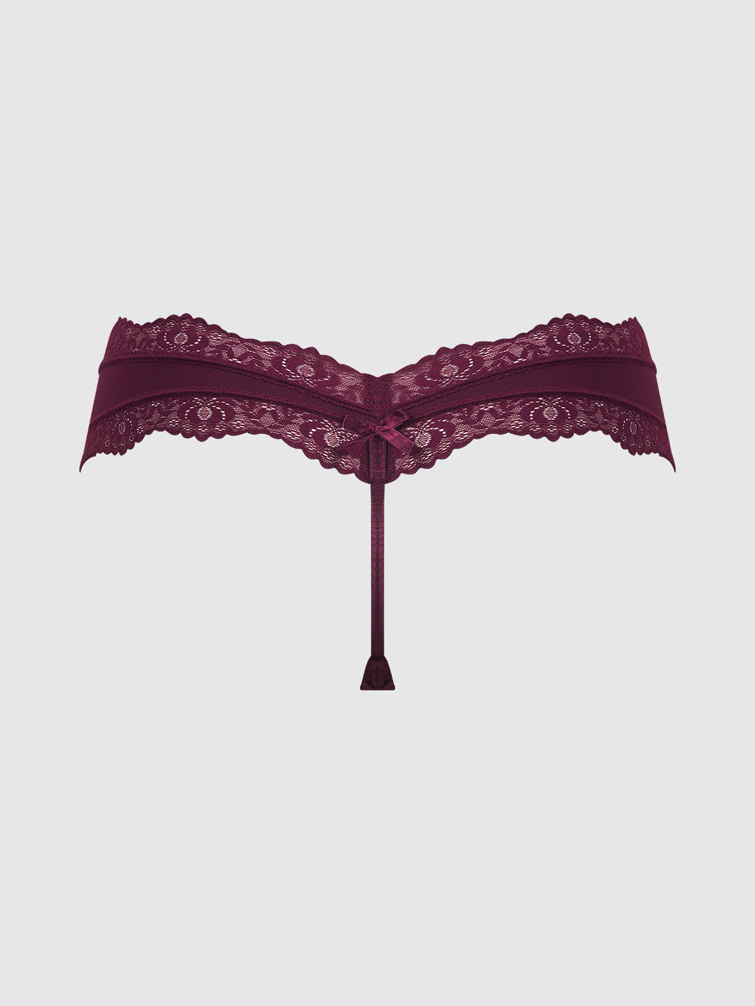 VERA MICRO &amp; LACE TRIM G-STRING