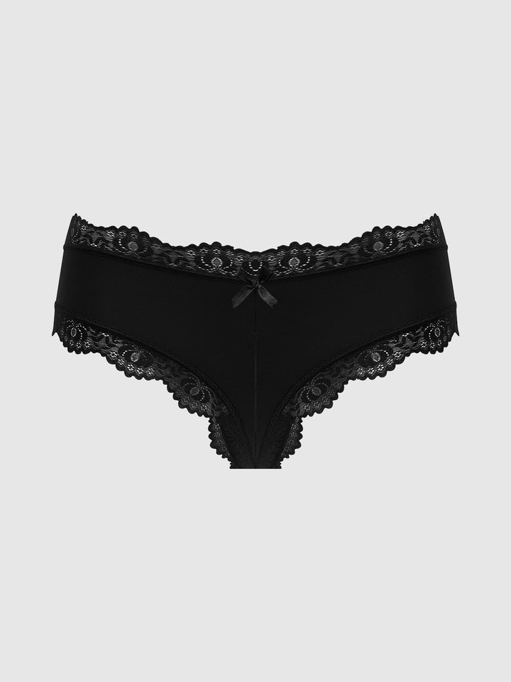 VERA MICRO &amp; LACE TRIM G-STRING