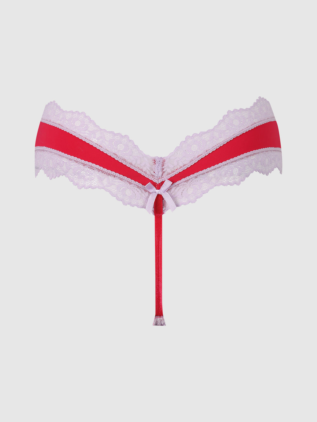 VERA MICRO &amp; LACE TRIM G-STRING