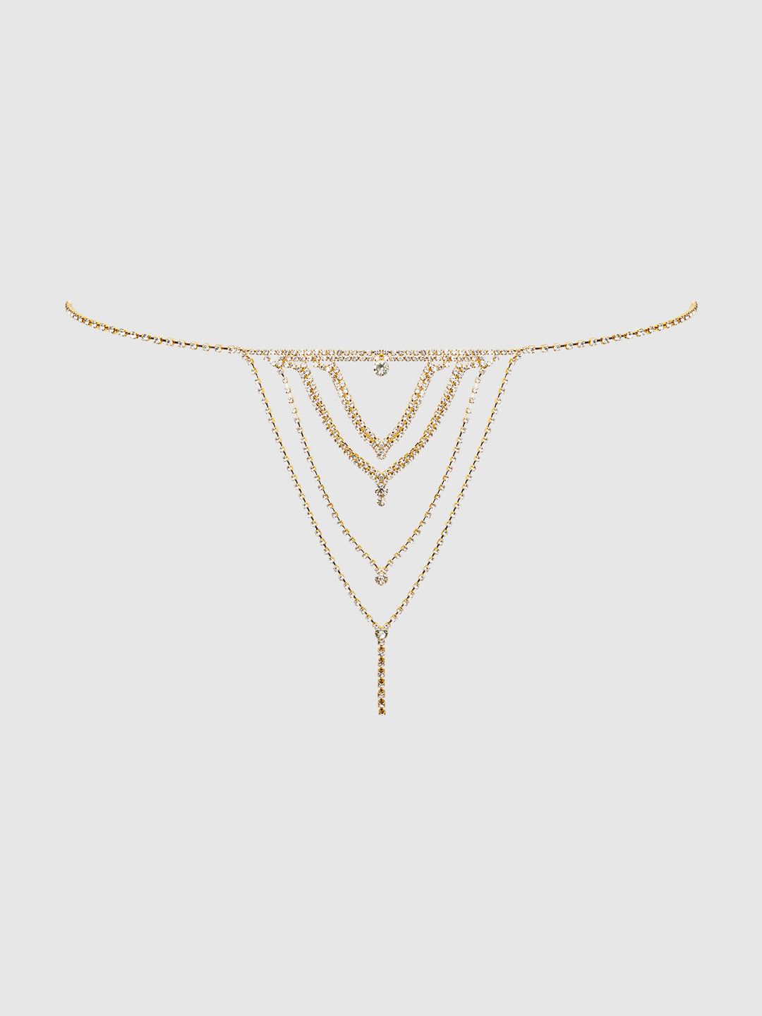 RHINESTONE V-FRONT PANTY
