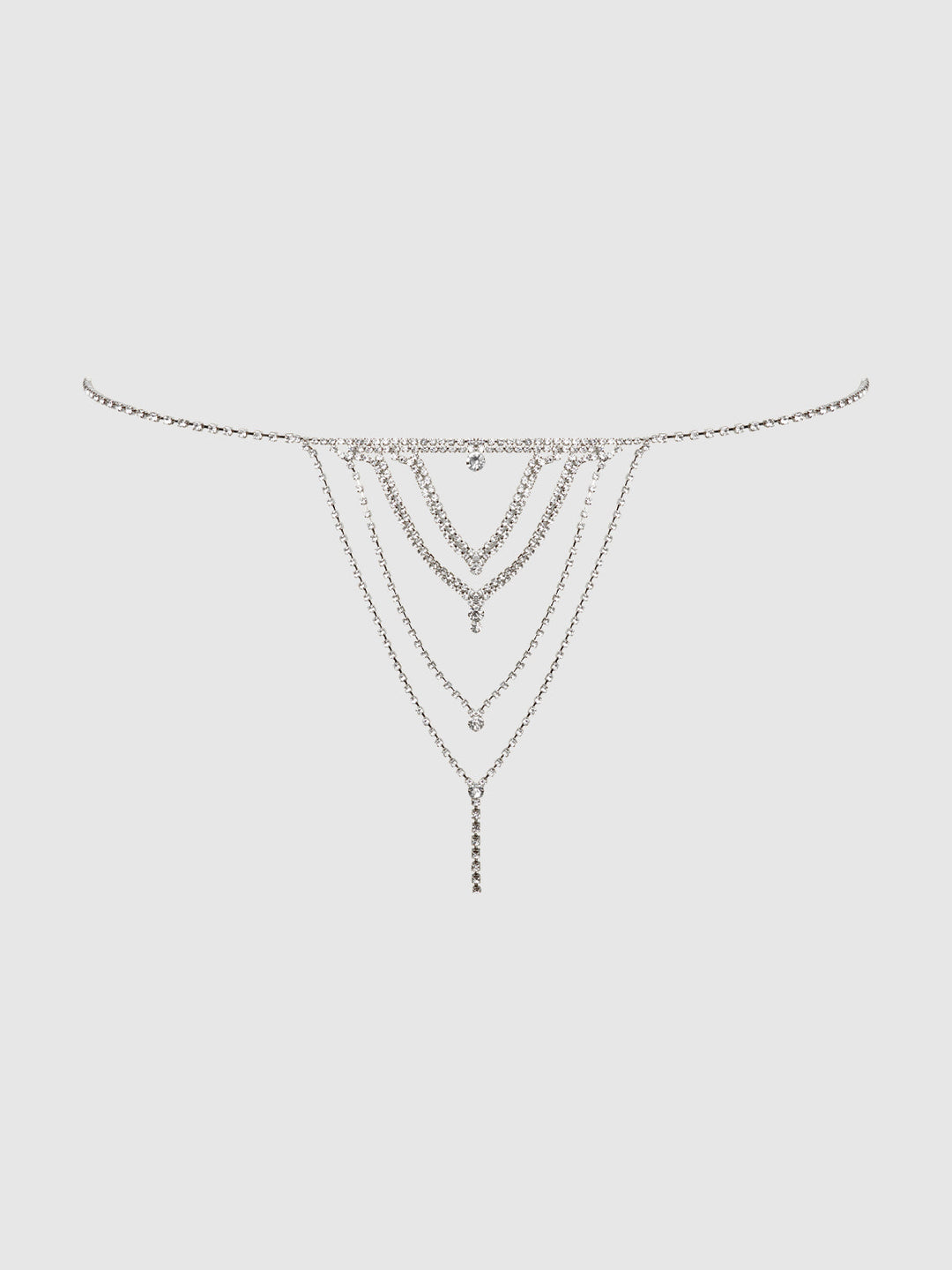 RHINESTONE V-FRONT PANTY