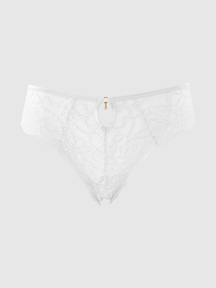 GIGI STRETCH LACE KEYHOLE TANGA