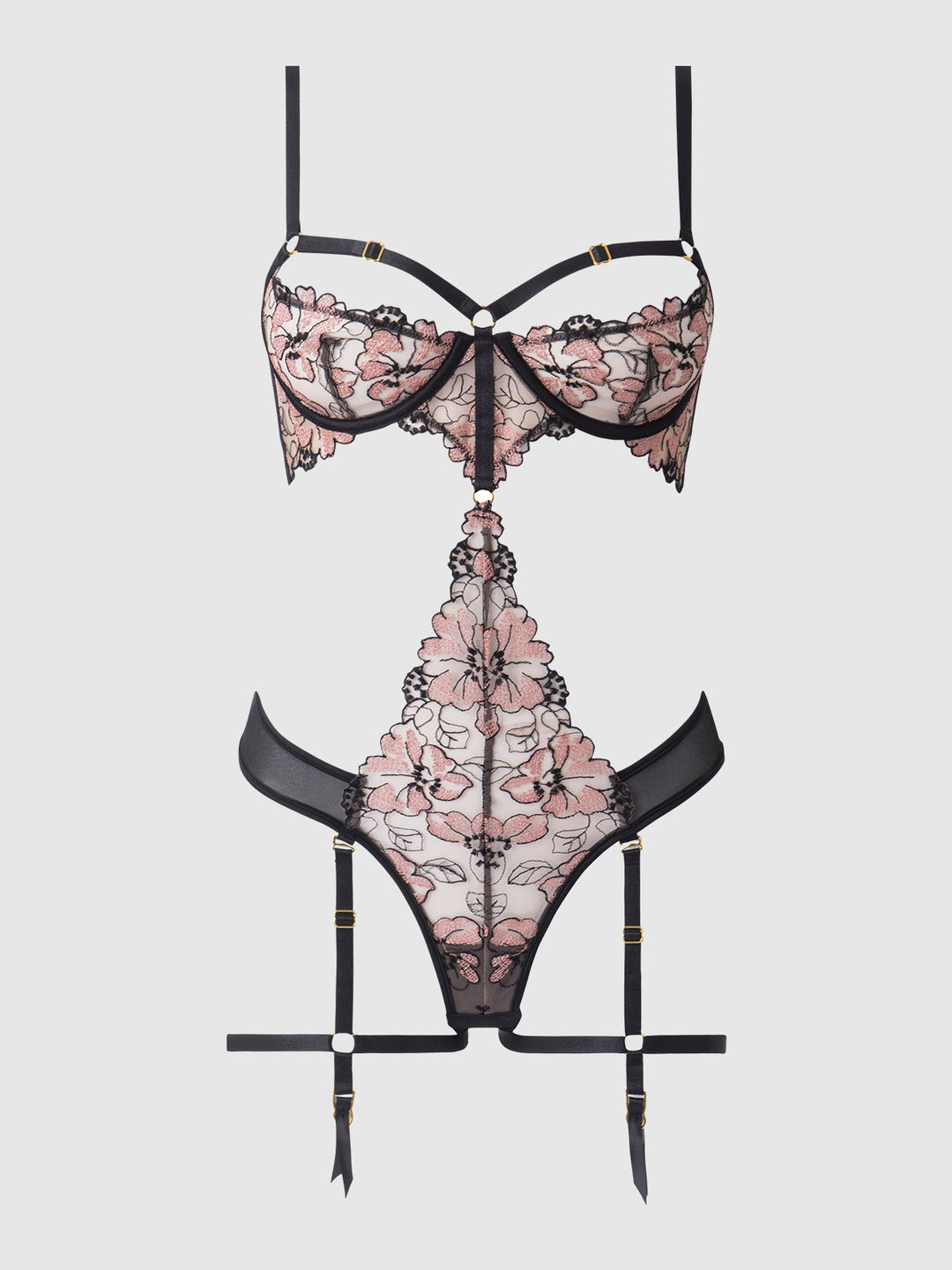NOVA BLACKLIGHT LACE TEDDY