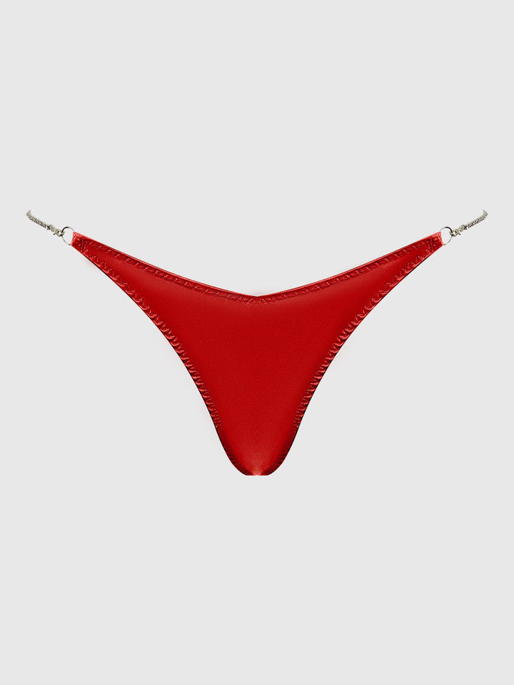 KRYSTAL RHINESTONE SIDE G-STRING