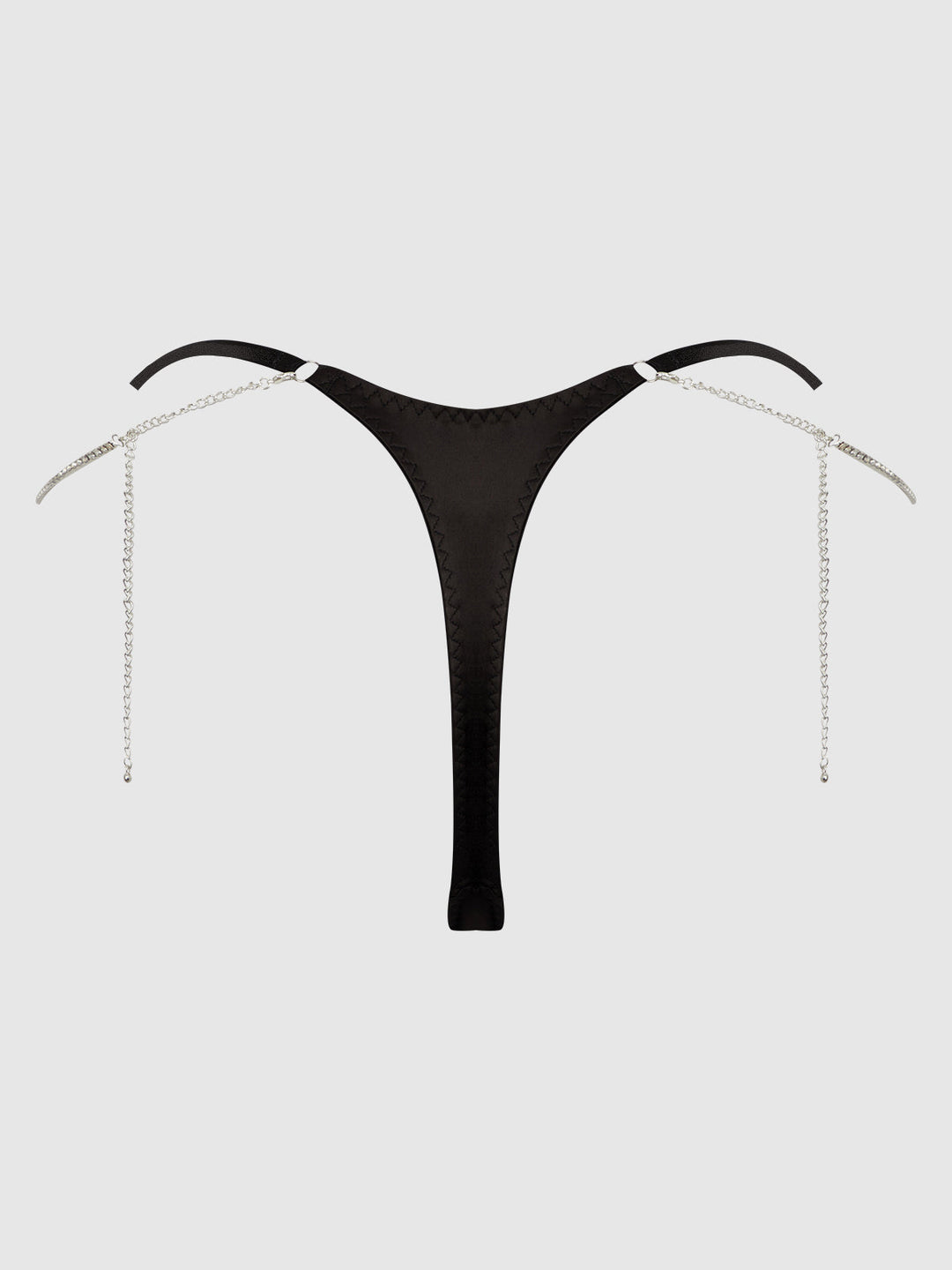 KRYSTAL RHINESTONE &amp; SIDE SLIDER THONG