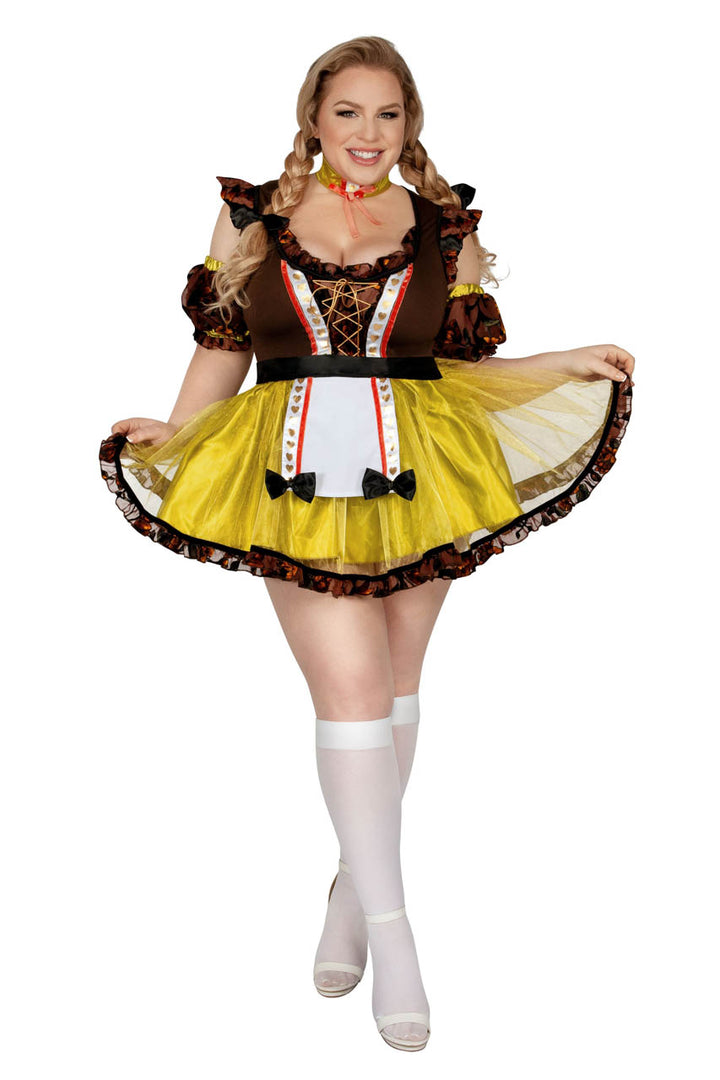 Plus Size Octoberfest Babe Costume