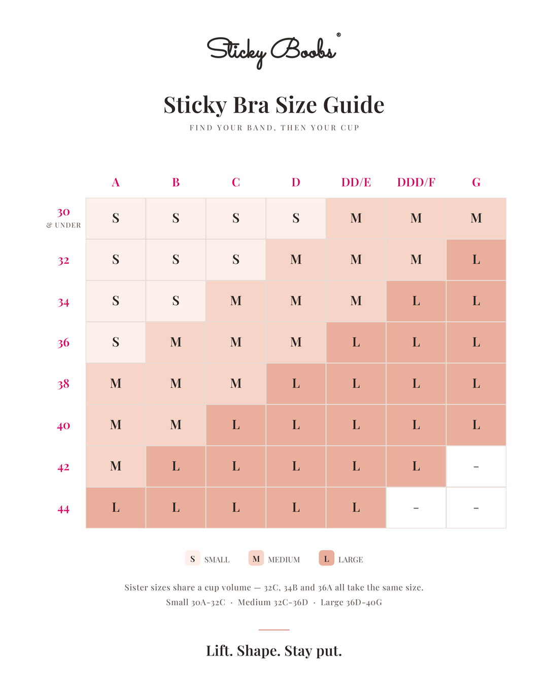 Sticky Boobs Sticky Bra – Adhesive Push-Up Backless Strapless Bra