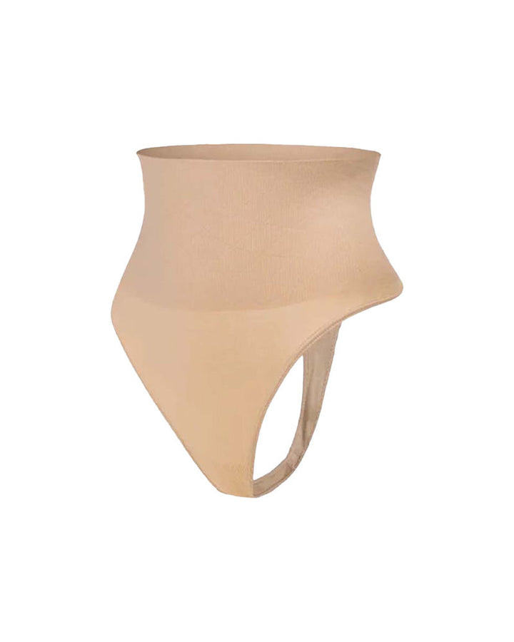 Seamless High-Waisted Shapewear Thong Panty