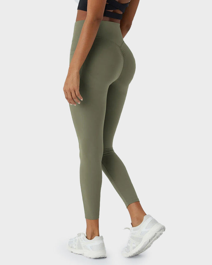 Tummy Control Butt-Lifting Training Leggings with Pockets