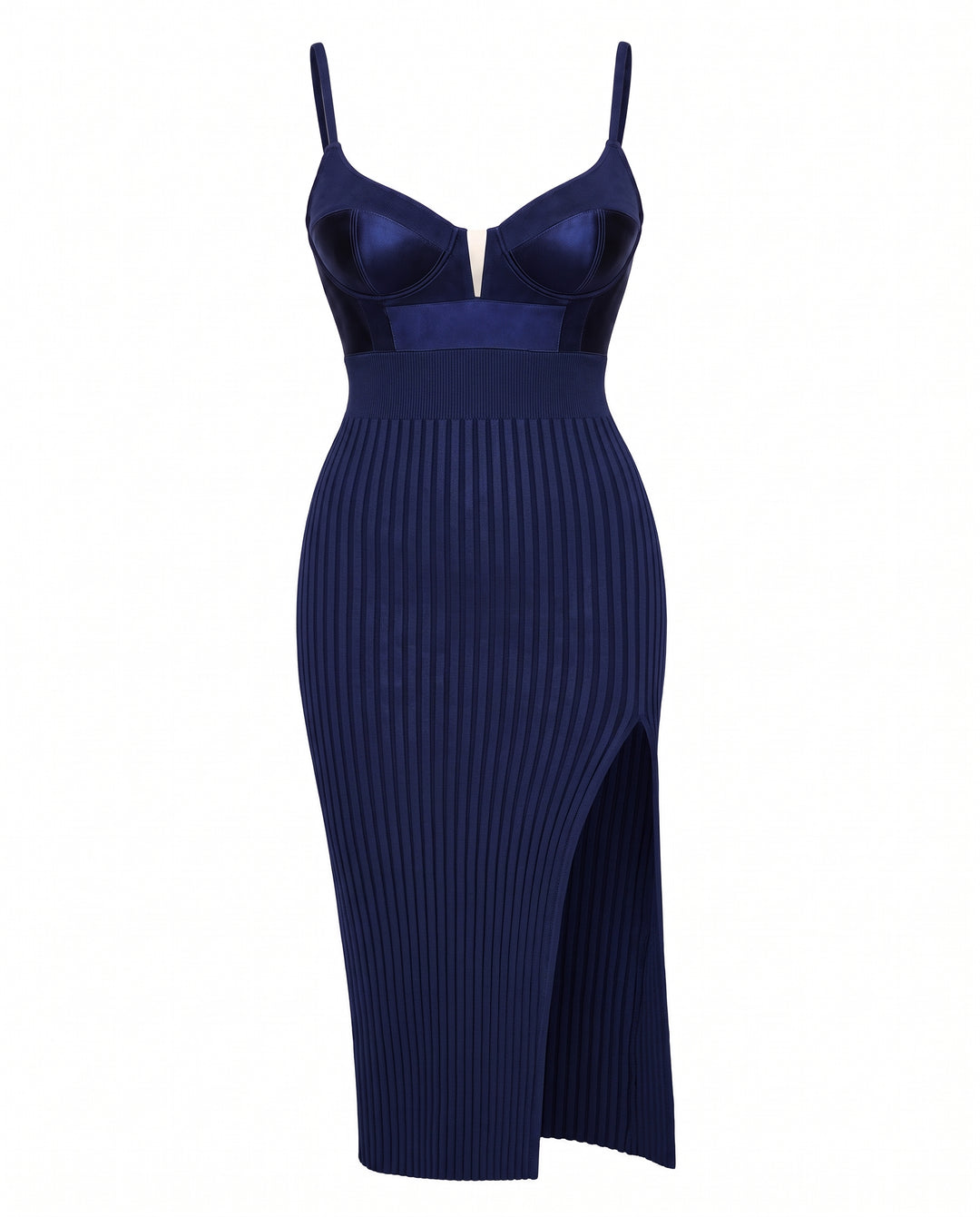 Midnight Blue Midi Dress