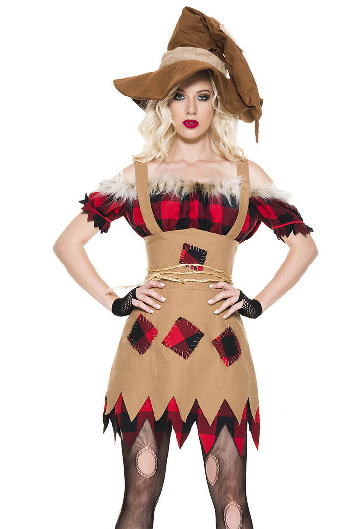 Sexy scarecrow costume, women&