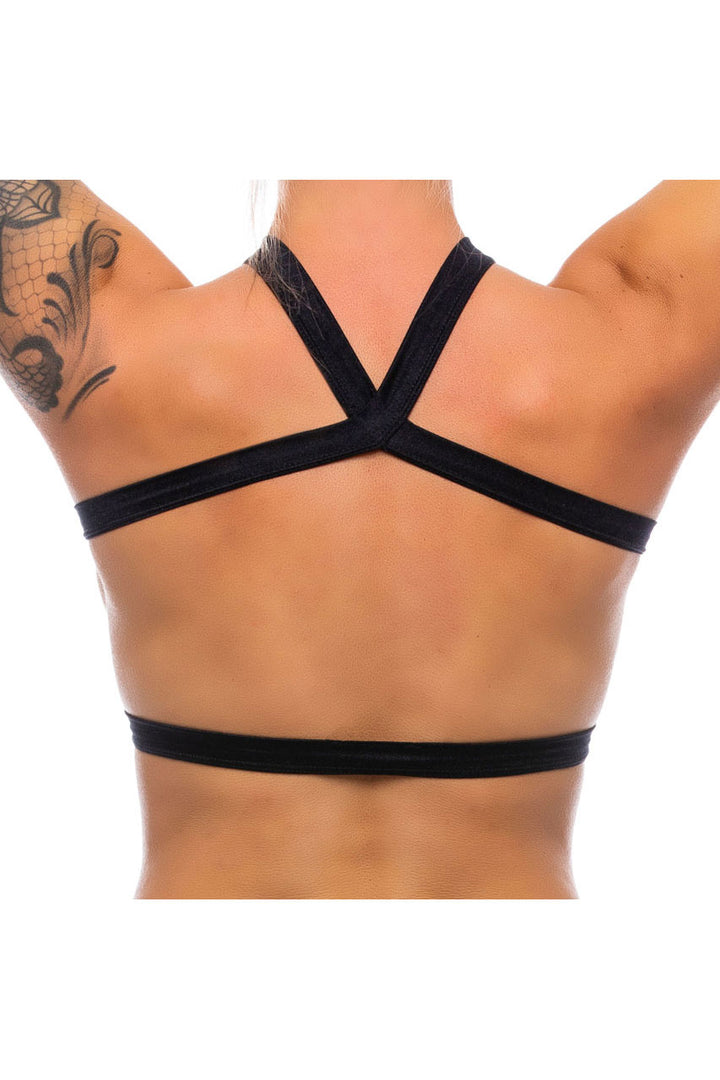 Caged Seduction Criss Cross Top